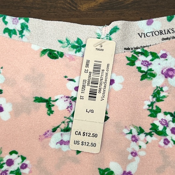 NWT Victoria’s Secret Sexy Illusion Pink Smooth No Show Cheeky Panties vs Large - Picture 3 of 3